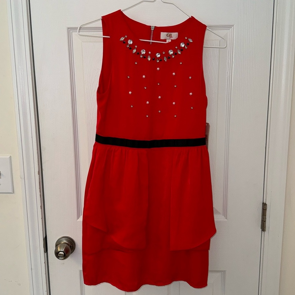 GB Girls red dress